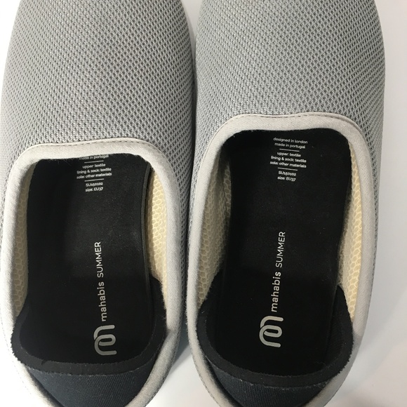 Mahabis Summer Slippers US Size 6.5-7 (EU 37) Gray - Picture 5 of 8